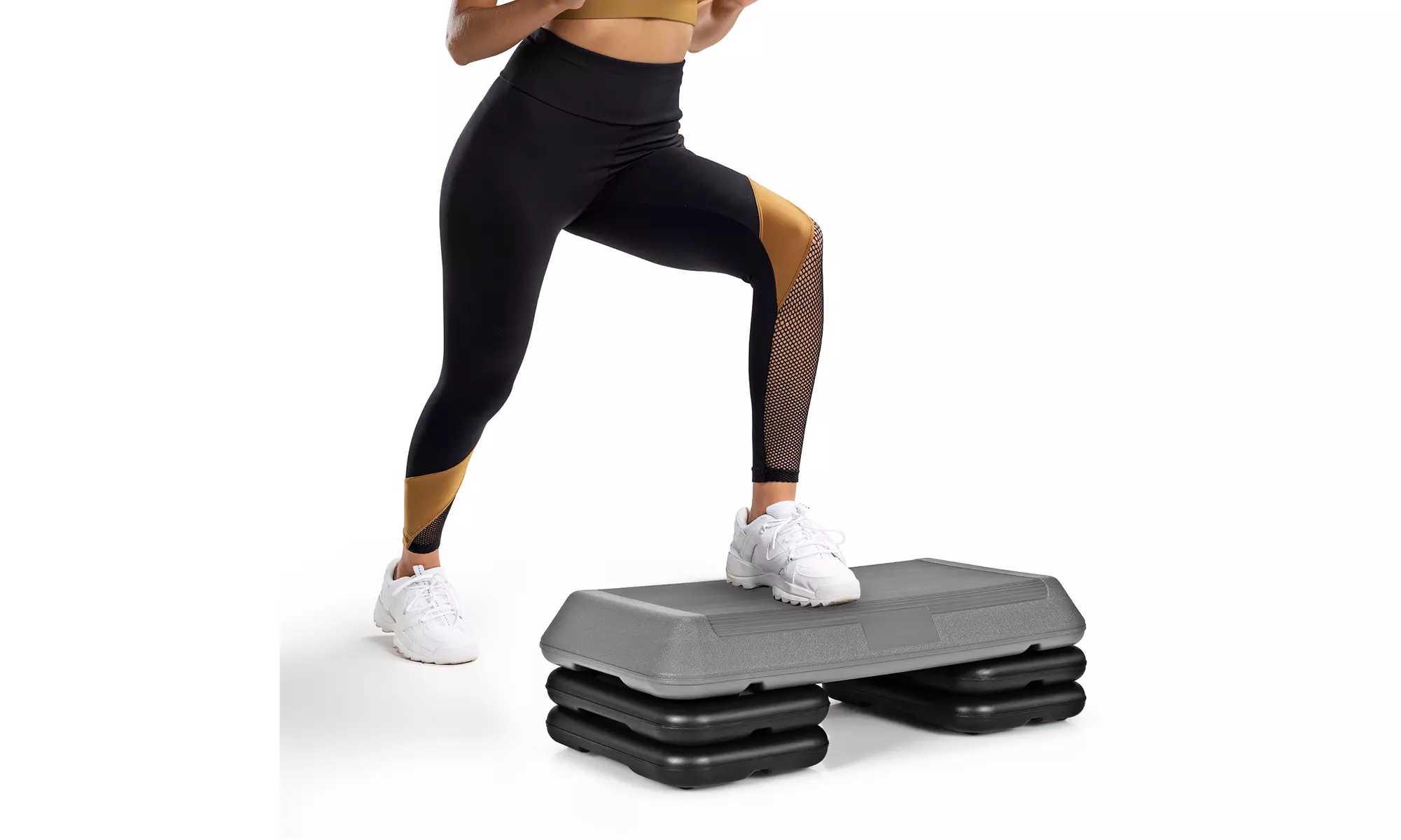 Costway 29'' Adjustable Workout Fitness Aerobic Stepper Exercise Platform Riser