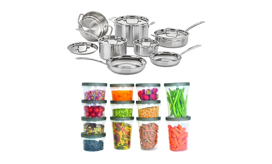 Cuisinart MCP-12N MultiClad Pro 3-Ply 12-Piece Cookware Set With ...