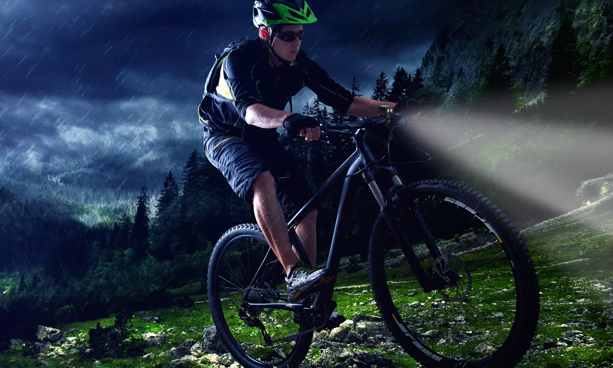 LED Front Bicycle Headlight by Wakeman - Second Medium