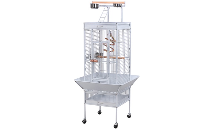 wrought iron bird cage