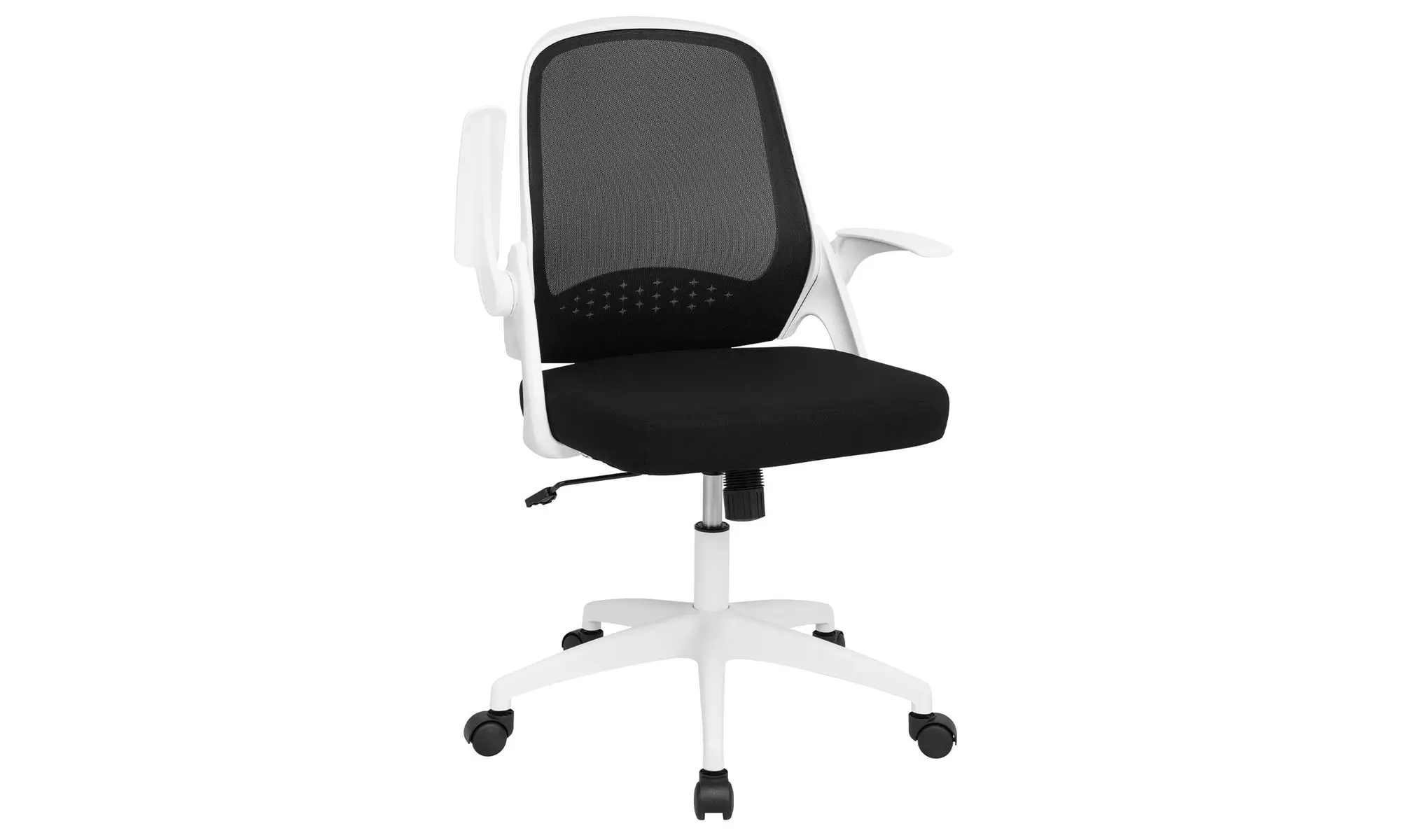 Costway Mesh Office Chair Adjustable Rolling Computer Desk Chair Flip-up Armrest