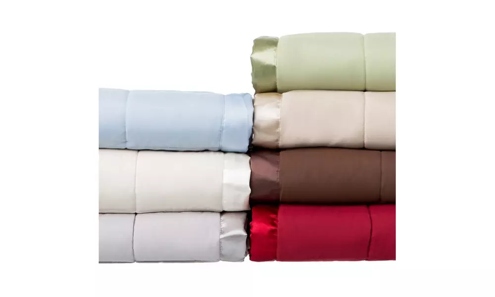 Satin-Edged Down Alternative Blanket - Primary Image