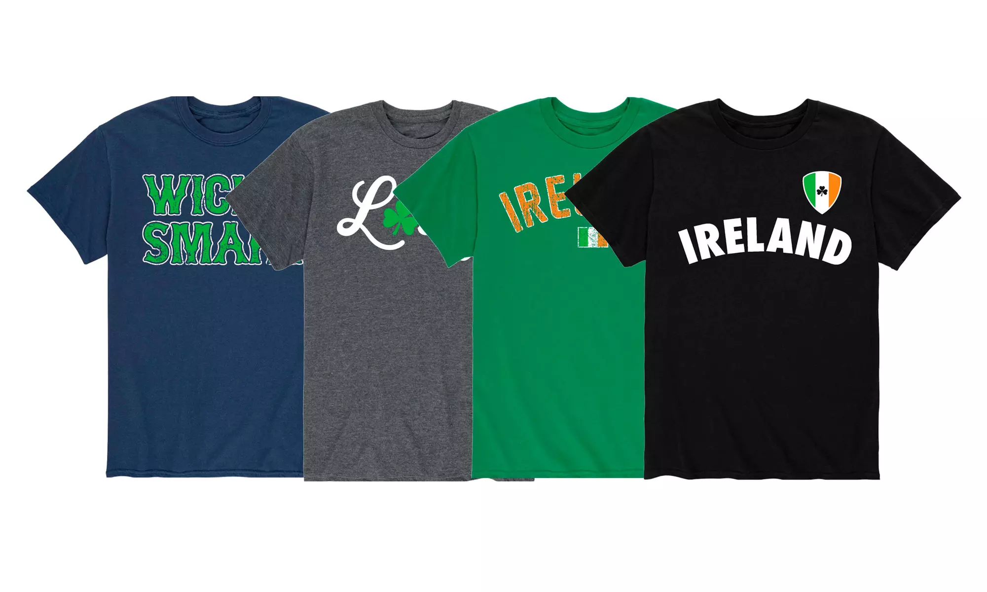 Men's Top Selling St. Patrick's Day Graphics Short Sleeve Top Tee T-Shirt  - Primary Image