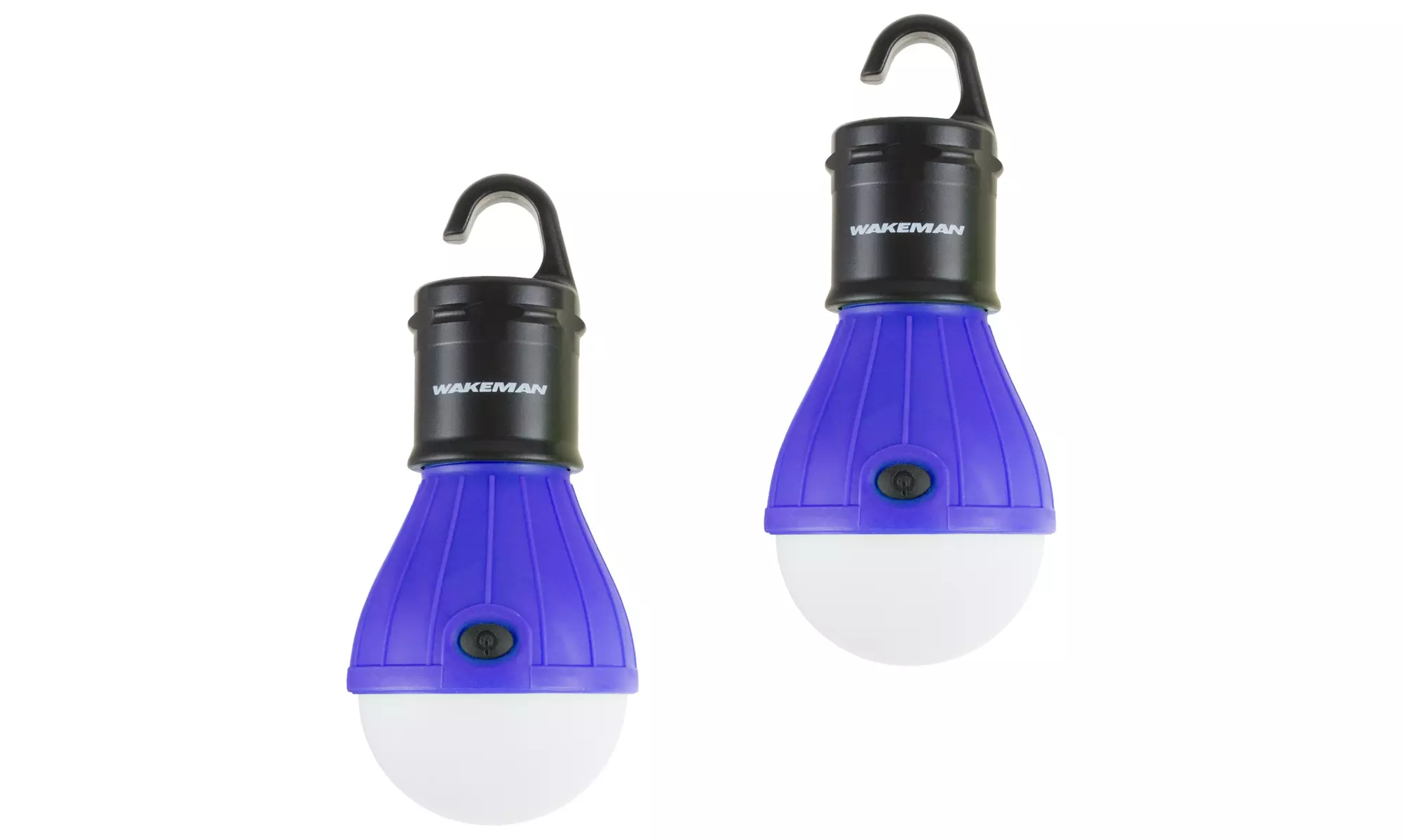 Portable LED Tent Light Bulb- 2 Pack Hanging Lights with 3 Settings and 60 Lumen