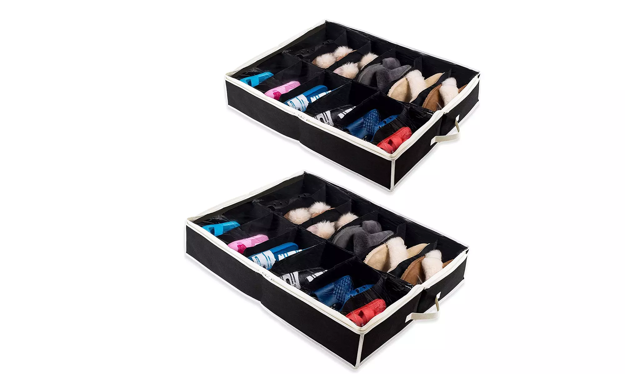 Woffit Under The Bed Shoe Organizer Fits 12 Pairs - Primary Image