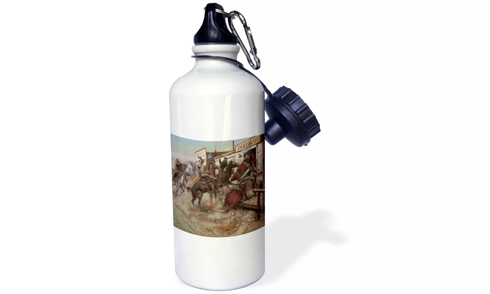  Water Bottle In Without Knocking by Charles M Russell American West  - Primary Image