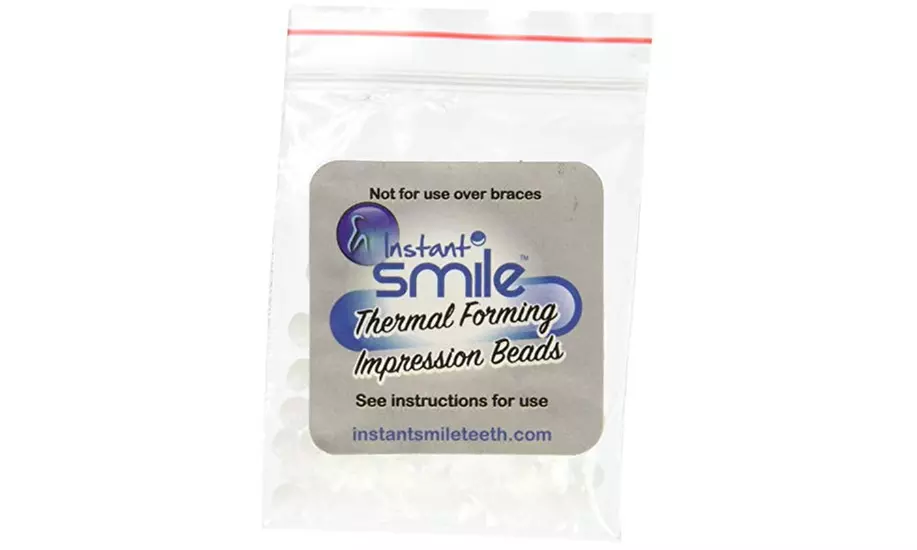Instant Smile Teeth THERMAL FITTING BEADS Dr Bailey's Dental Makeover Pk-2 - Primary Image