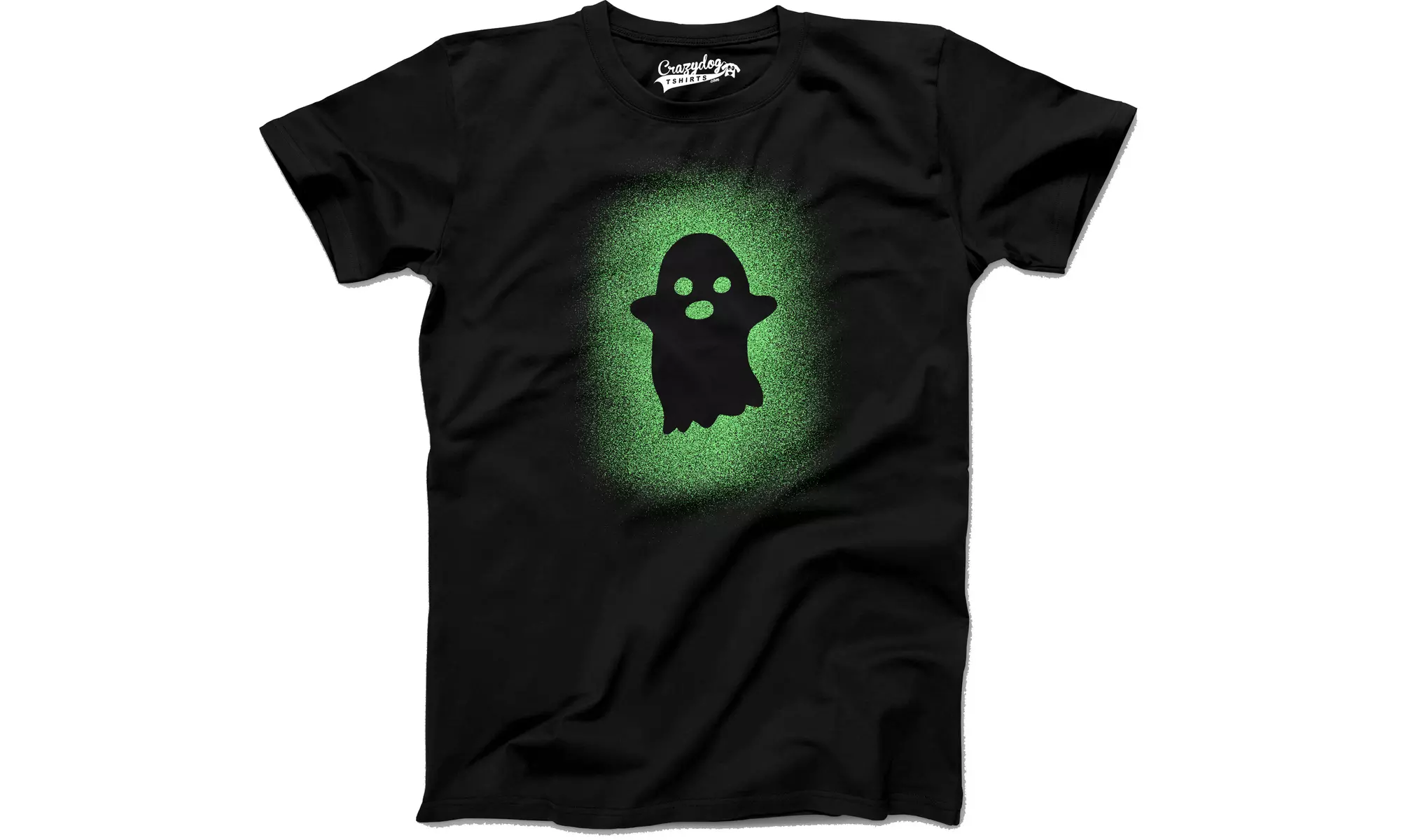 Glowing Ghost Glow In The Dark Shirt Scary Halloween T Shirt Cool Costume Tee - Primary Image