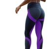 Image 2: Honeycomb Digital Printing Leggings Women's High Waist Elastic Sports Yoga Pants