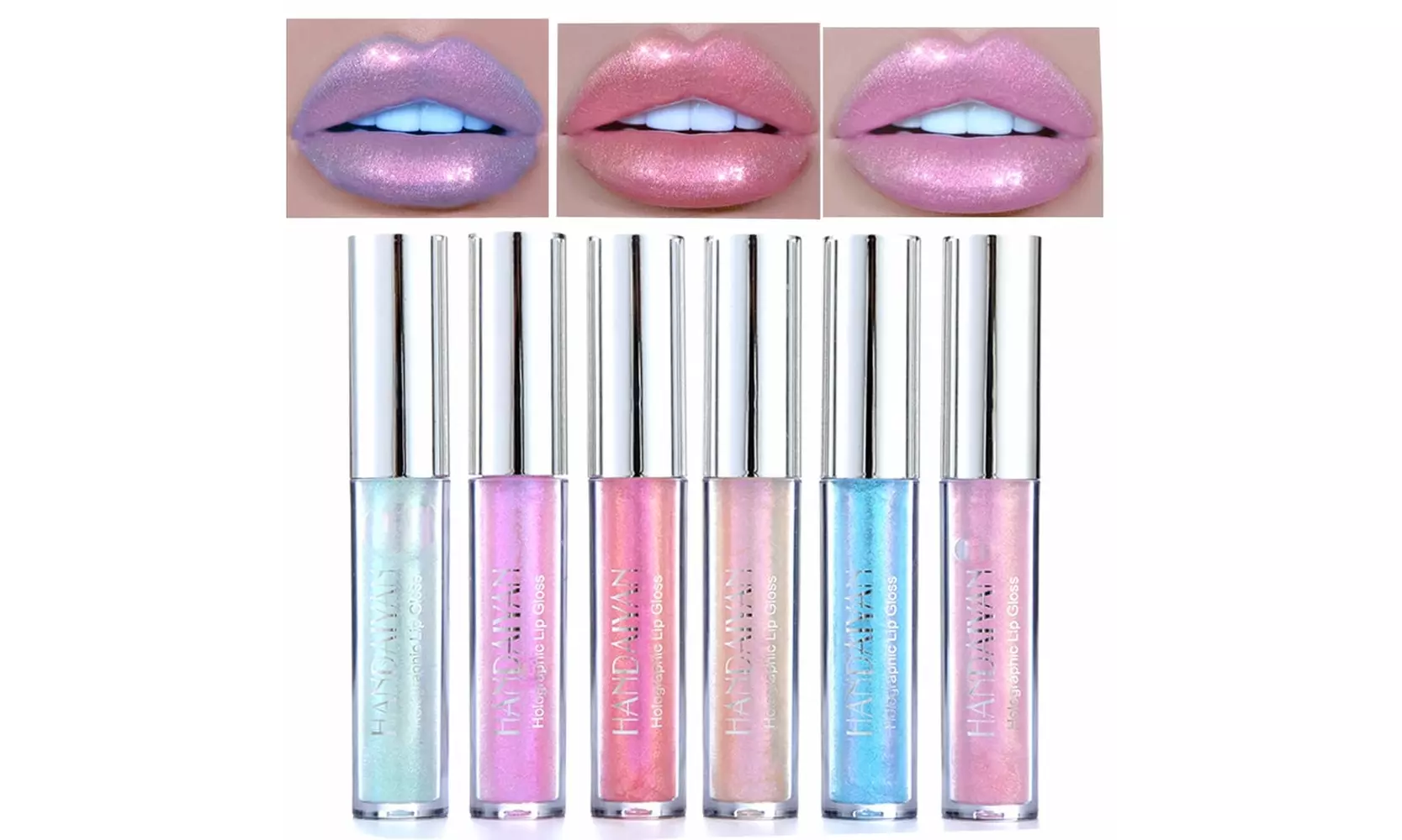 Coosa Glitter Liquid Lipsticks Set 6 color Diamond Shimmer - Primary Image