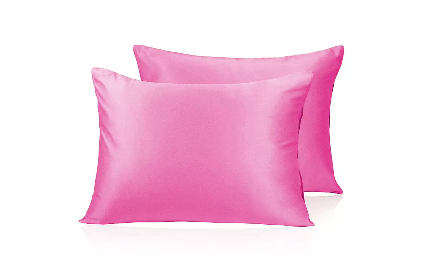  2-4 Pack Bridal Satin Hair Care Pillowcases Case for Hair Skin