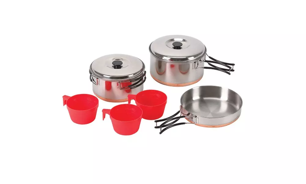 Stansport Stainless Steel Cook Set - 5 Piece - Primary Image