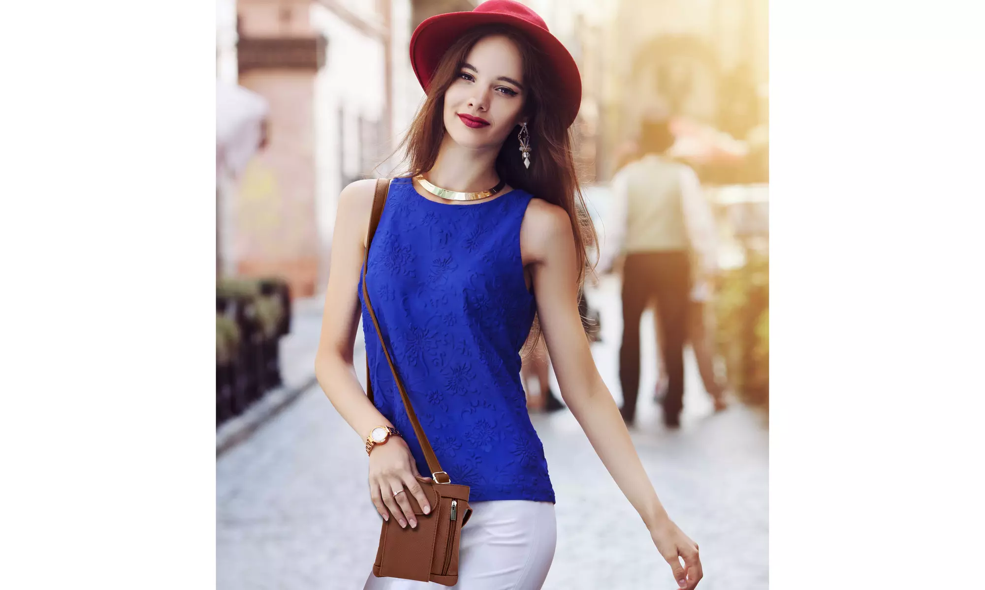 Mini Soft Leather Crossbody Wallet- 4 Colors - Primary Image