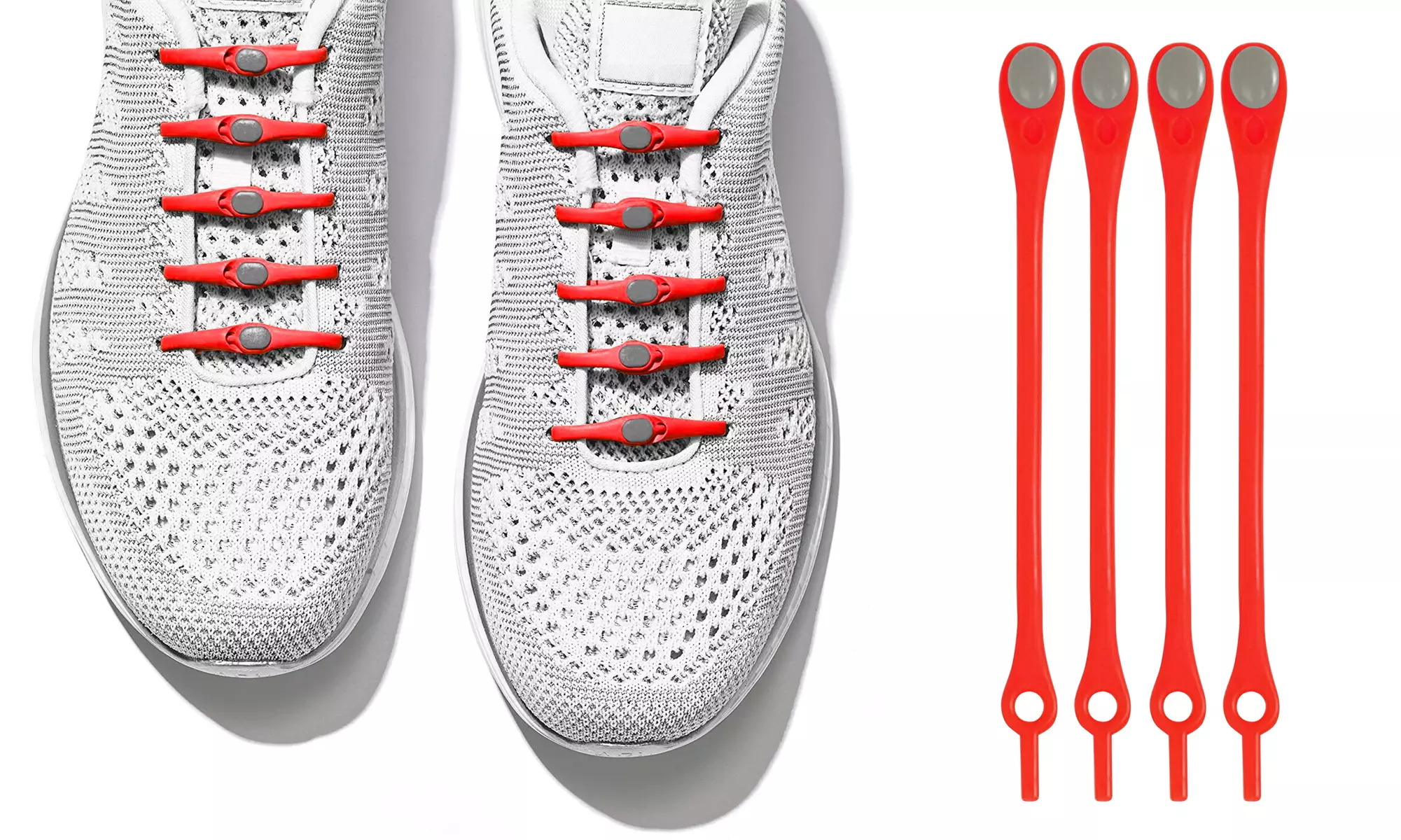 No Tie Shoe Laces for Kids and Adults Elastic Easy Comfort - Primary Image