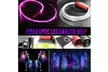 LED Fiber Optic Dancing Whip Rave Glow Light Whip Swivel Rotation Party Toy - Second Medium