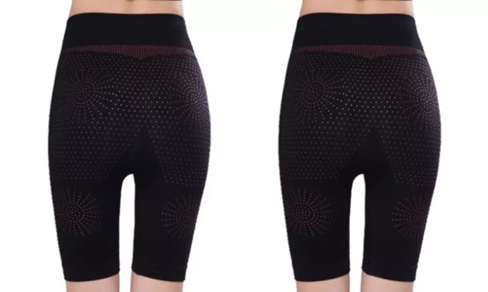QPower  Long Leg Body Shaper Magnetic Infrared Slimming Pant - Second Medium