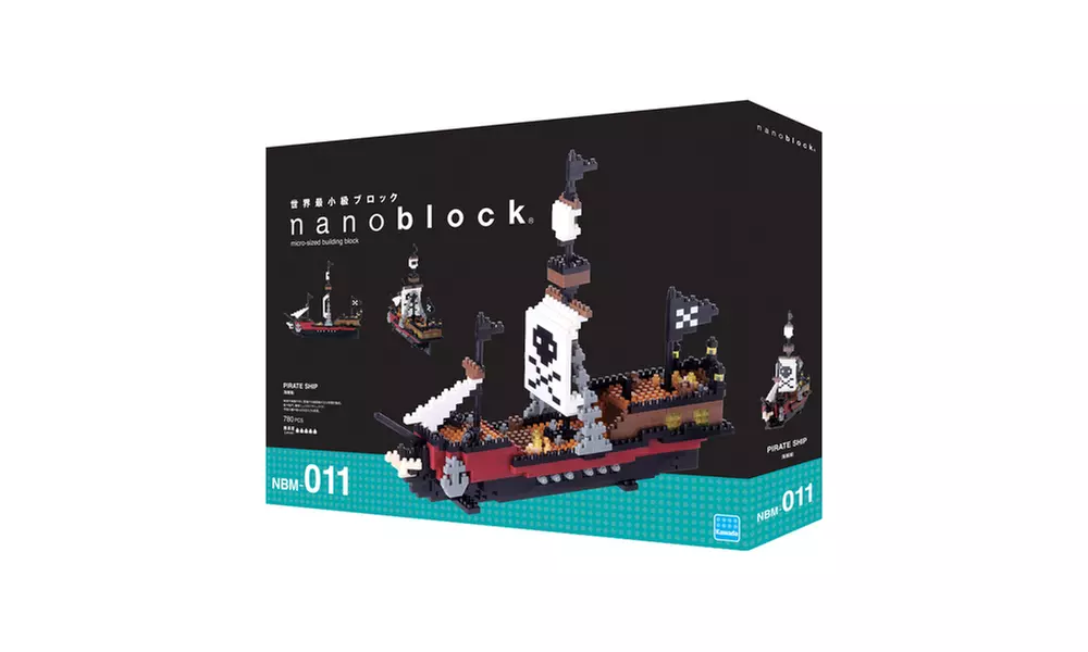 nanoblock Level 5 - Pirate Ship: 780 Pcs - Second Medium