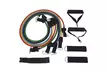 11 PC Latex Resistance Bands Exercise Set - Second Medium