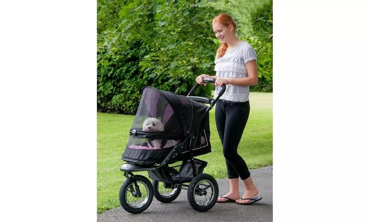 Pet Gear PG8450NVR Nv No-Zip Pet Stroller Rose - Primary Image