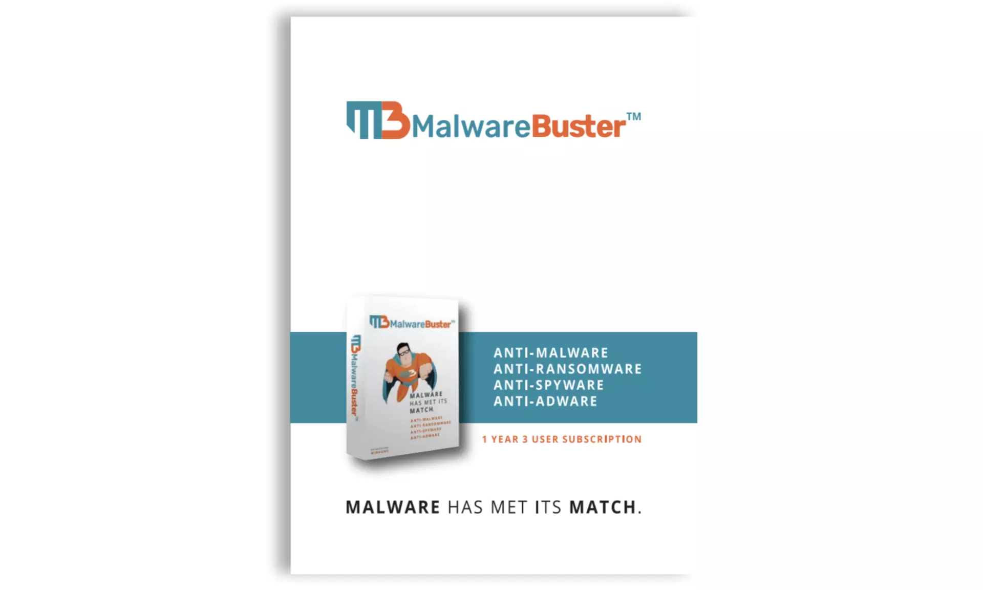 Malware Buster 1 Year 3 PC & Windscribe 3 Year 1 PC - Primary Image