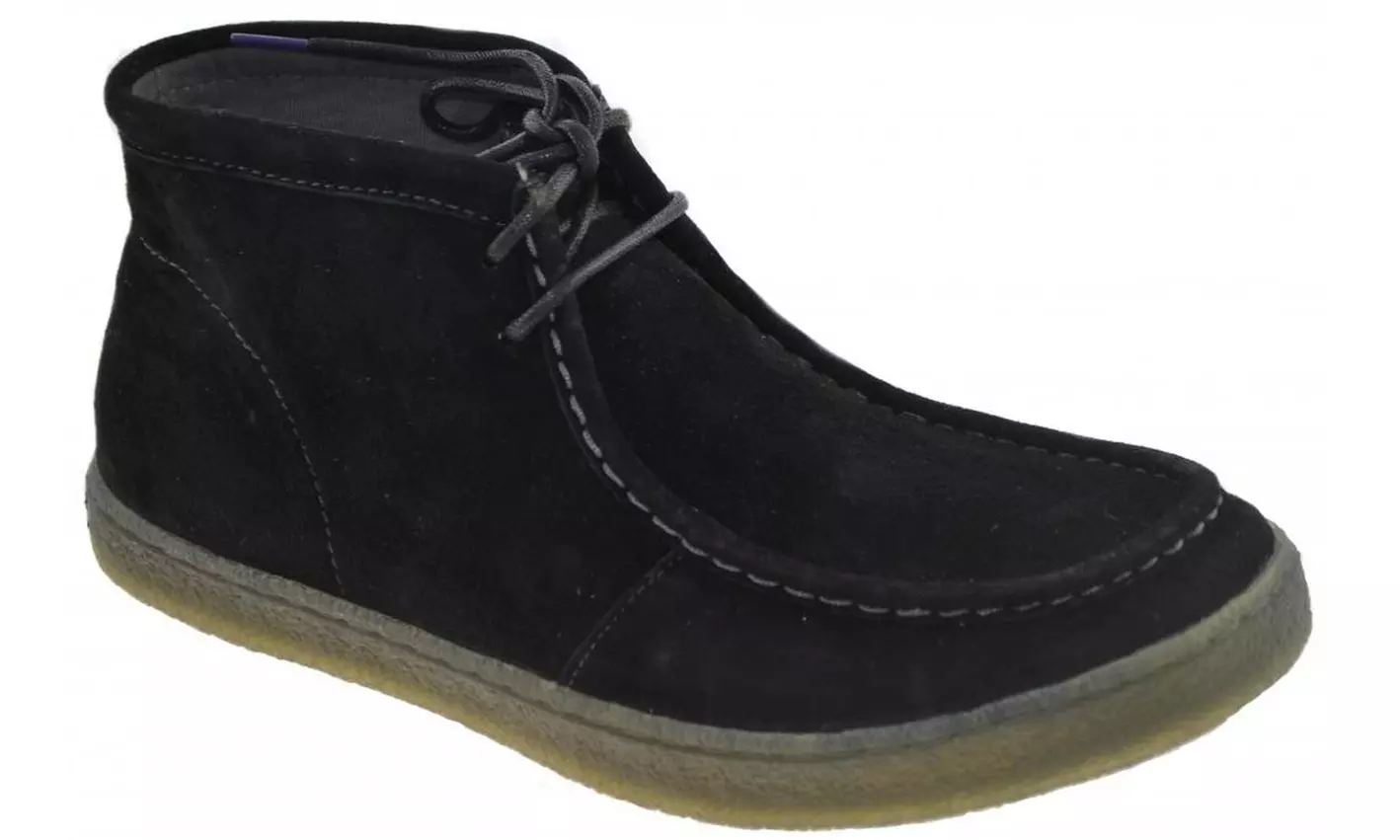 Hush Puppies Mens Aquaice Wallaboot Chukka Boots Black  Suede 11M (HM01094-001) - Second Medium