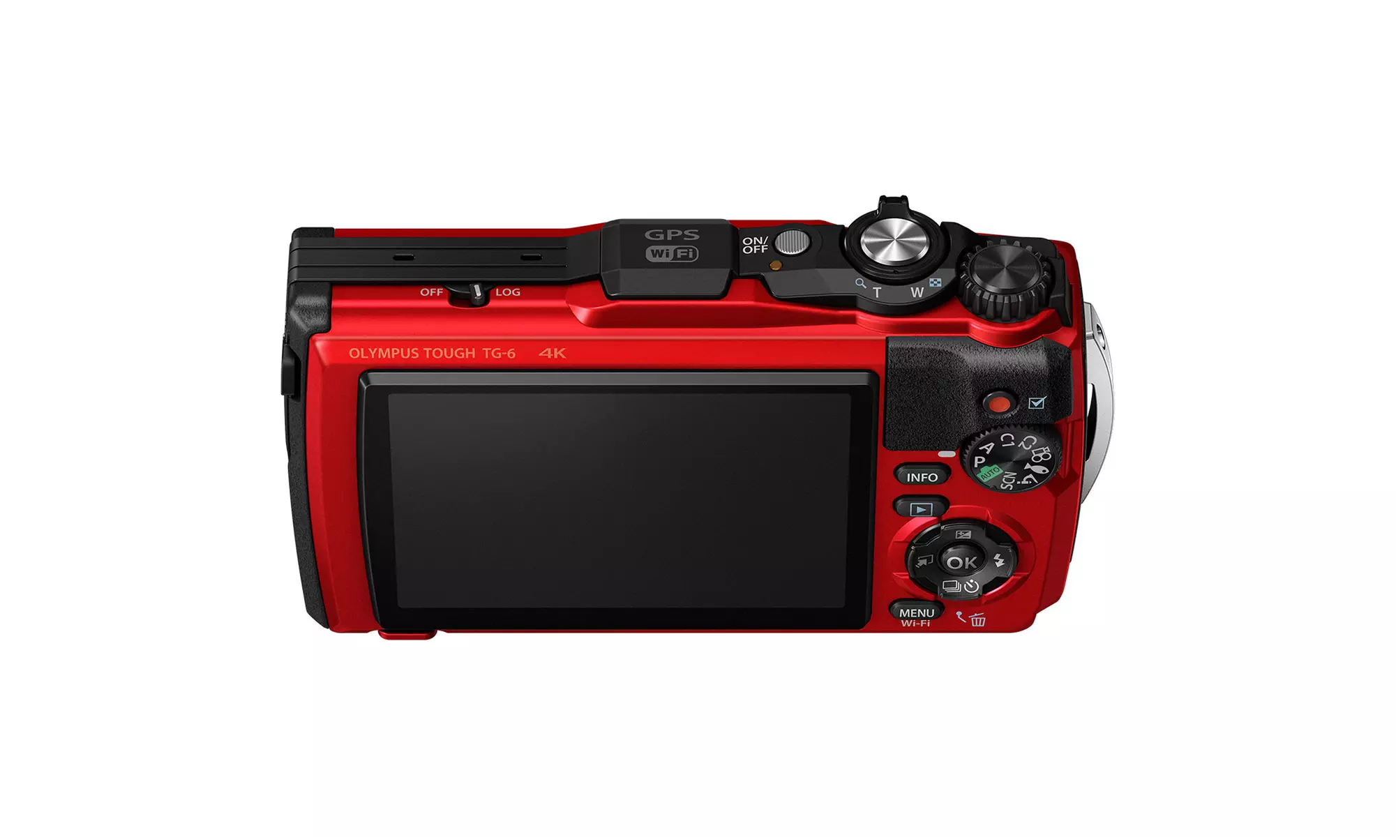 Olympus Tough TG-6 Waterproof Camera (Red) - Action Bundle - Second Medium
