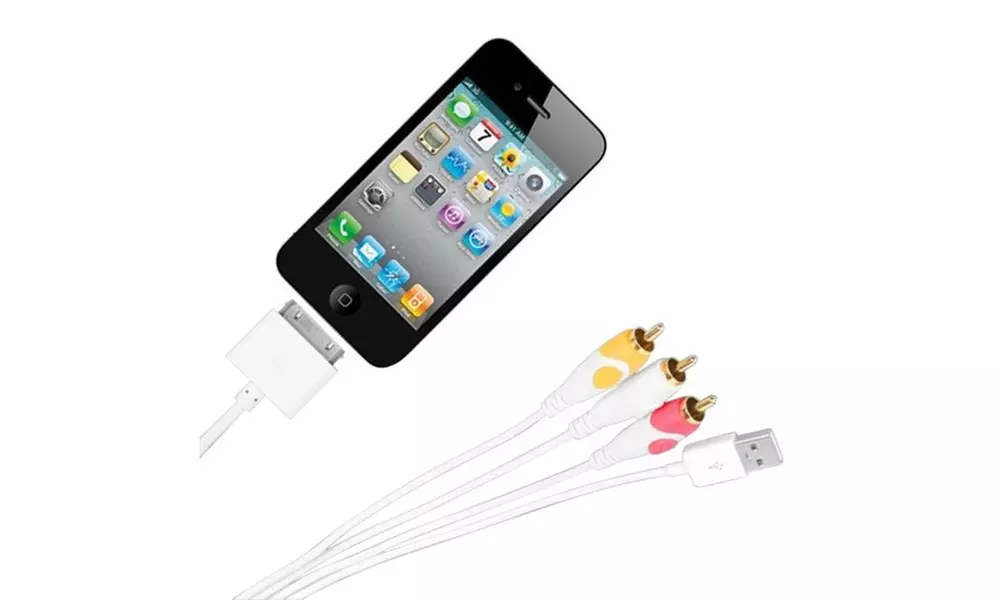 MFI Composite AV Cable For iPod touch 4th gen iPhone 4 4S iPad 2 - Second Medium