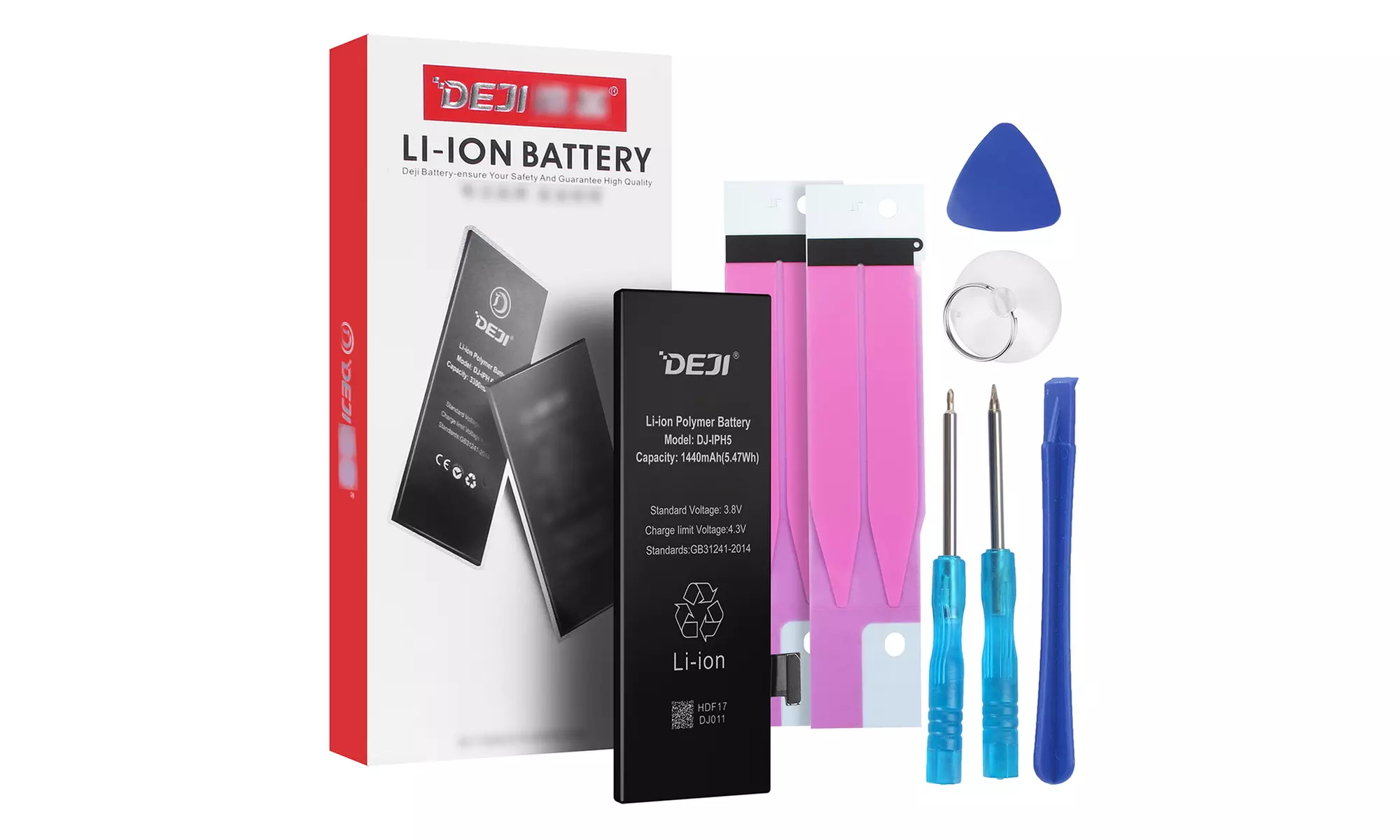 High Capacity Battery Polymer Lithium Ion Phone Battery for iPhone SE 5 5s 5c - Primary Image