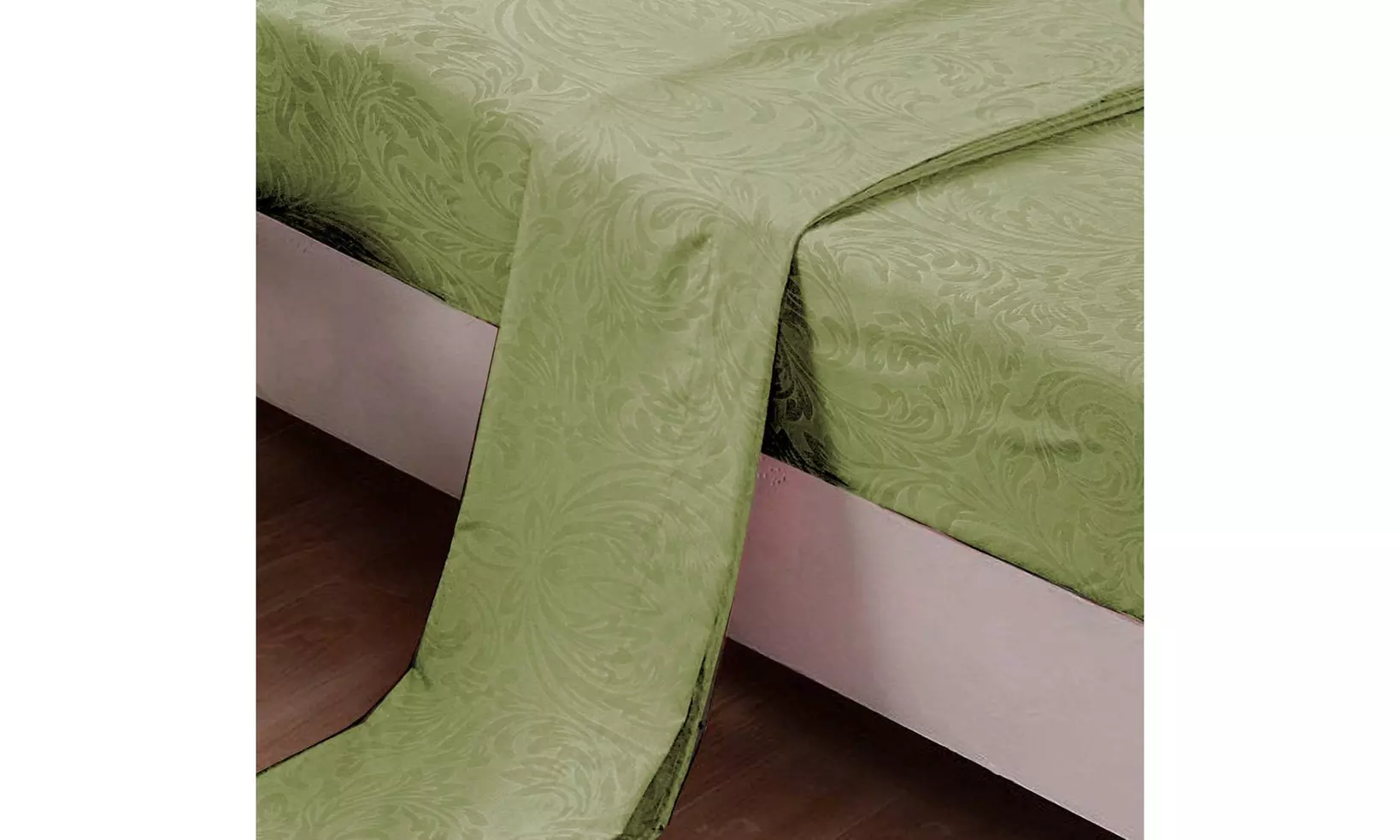 CC&DD-Paisley Embossed 1800 Series  Bed Sheets Set,Velvety  Brushed Microfiber - Second Medium
