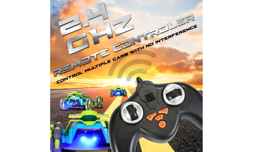 Contixo SC4 2.4GHz RC Car With 360 Degree Rotating, Blue Smoke, High ...