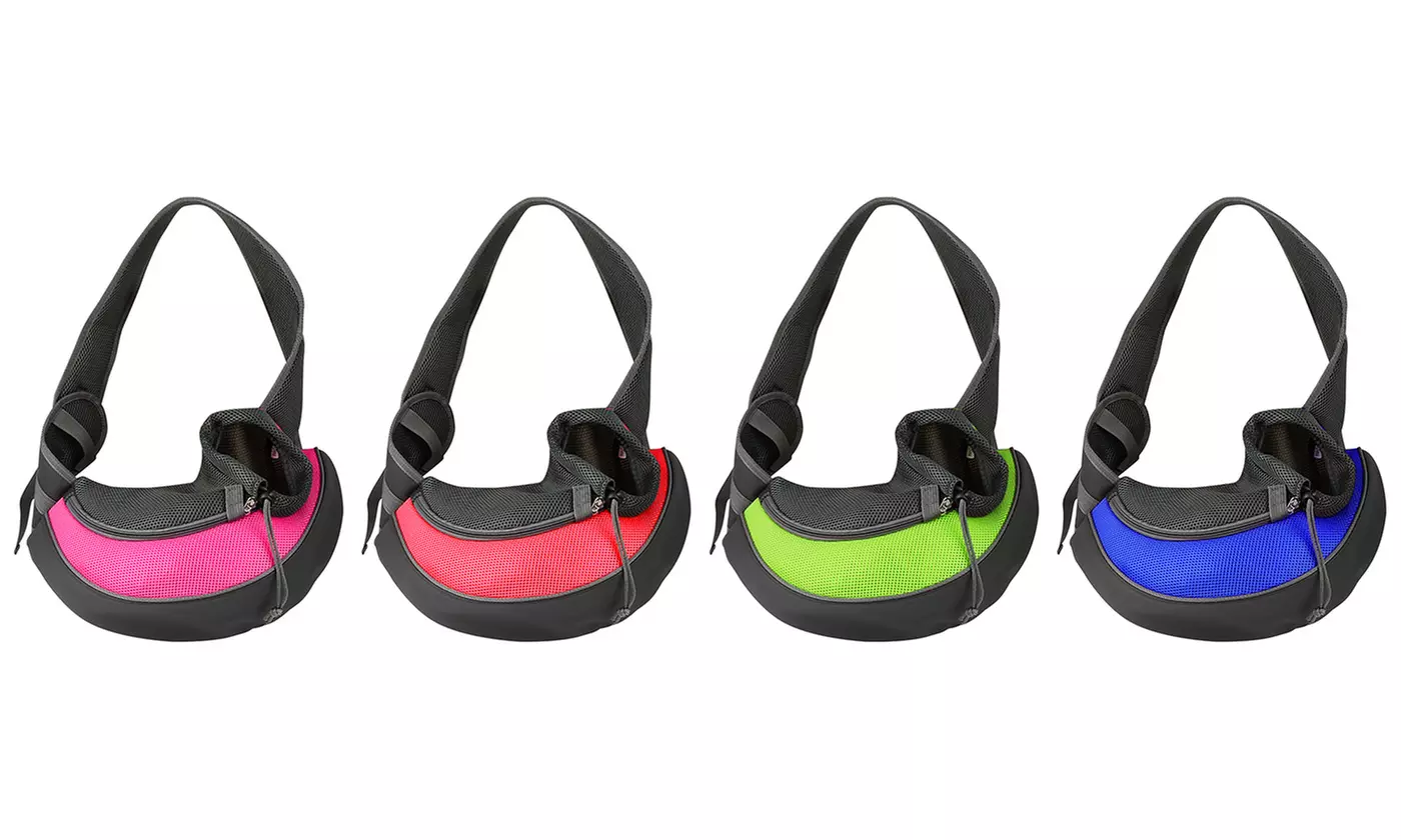 PetLuv Breathable Hands-Free Dog Travel Carrier Shoulder Sling Bag