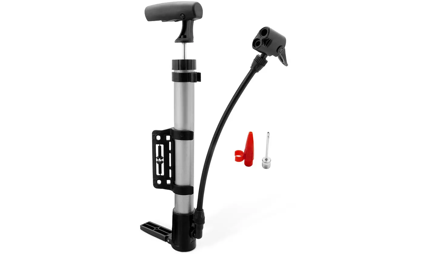 iMounTEK Portable Bike Tire Inflator Mini Air Hand Pump with Mounting Bracket - Primary Image