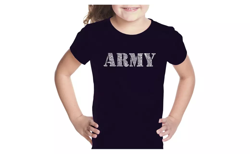Girl's T-shirt - LYRICS TO THE ARMY SONG - Primary Image