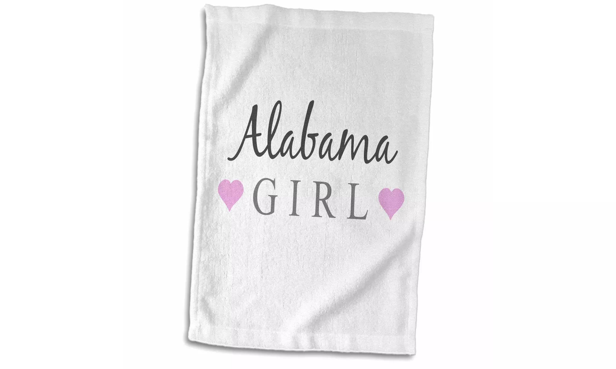  Towel - Alabama Girl - home state pride - USA - United States of America - text - Second Medium