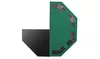 48" Folding Octagon Poker Card Game Table Top w/Cup Chip Holders Blackjack Party