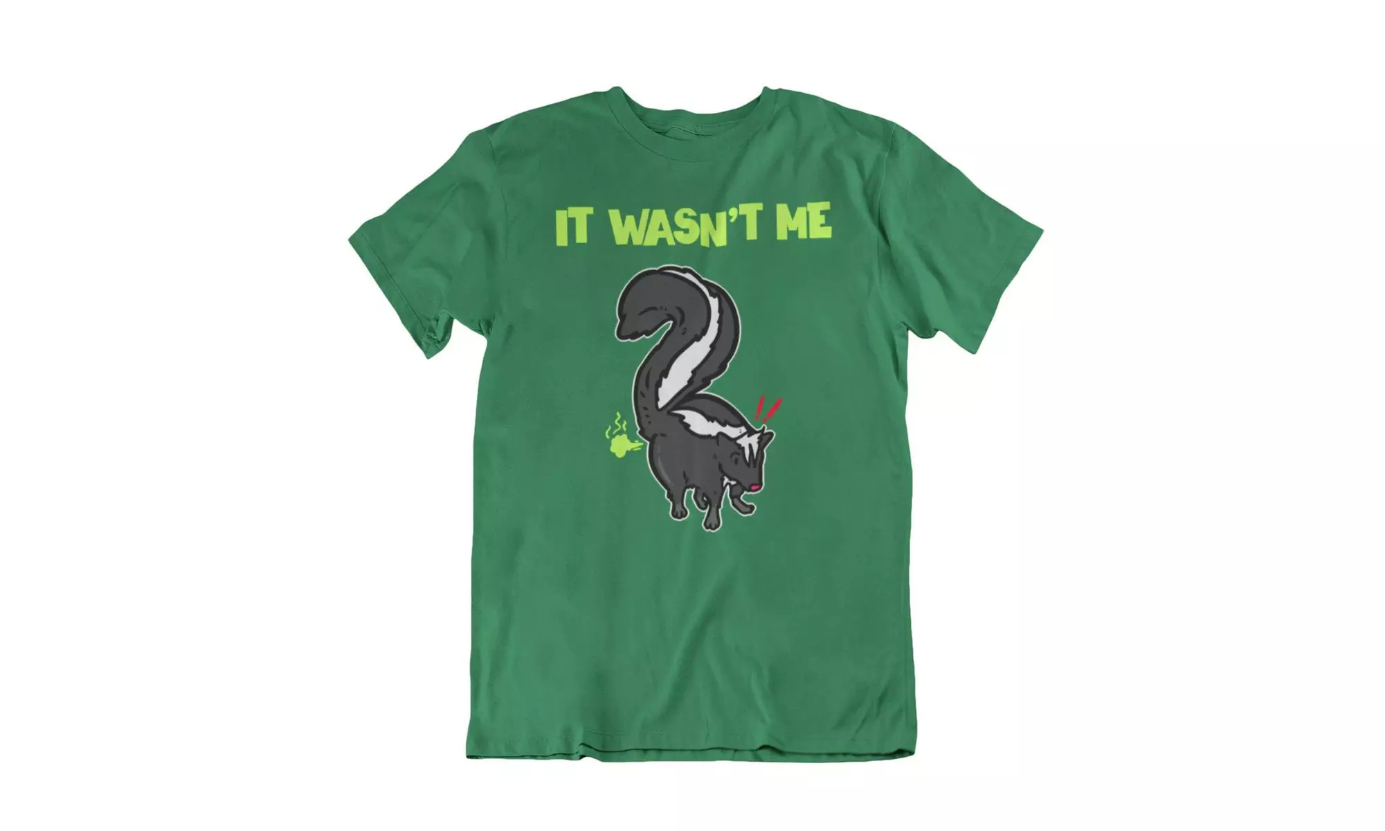 Funny It Wasn't Me Skunk Fart T-Shirt - Second Medium