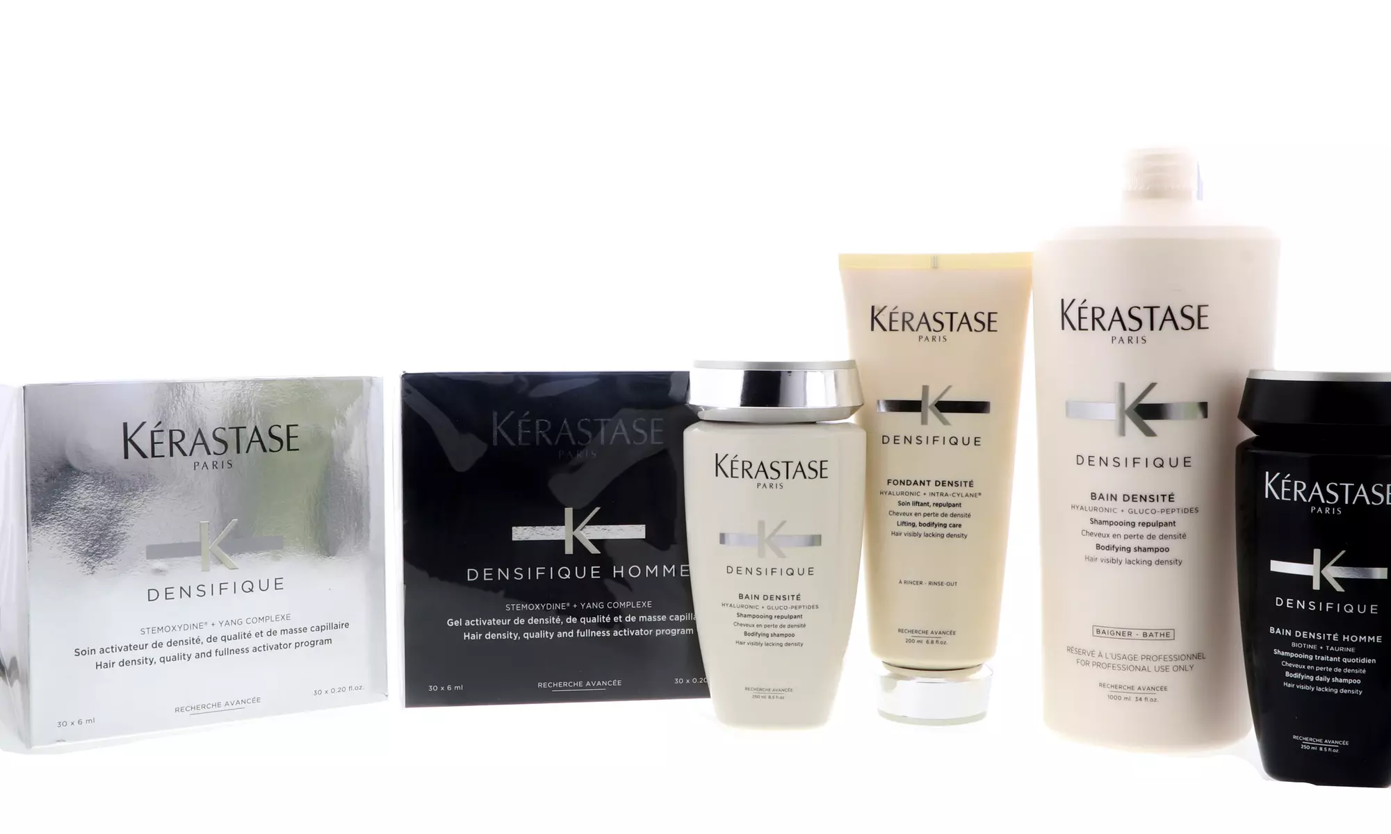 Kerastase Densifique Shampoo, Mousse, Conditioner, Treatment,  Homme & Serum