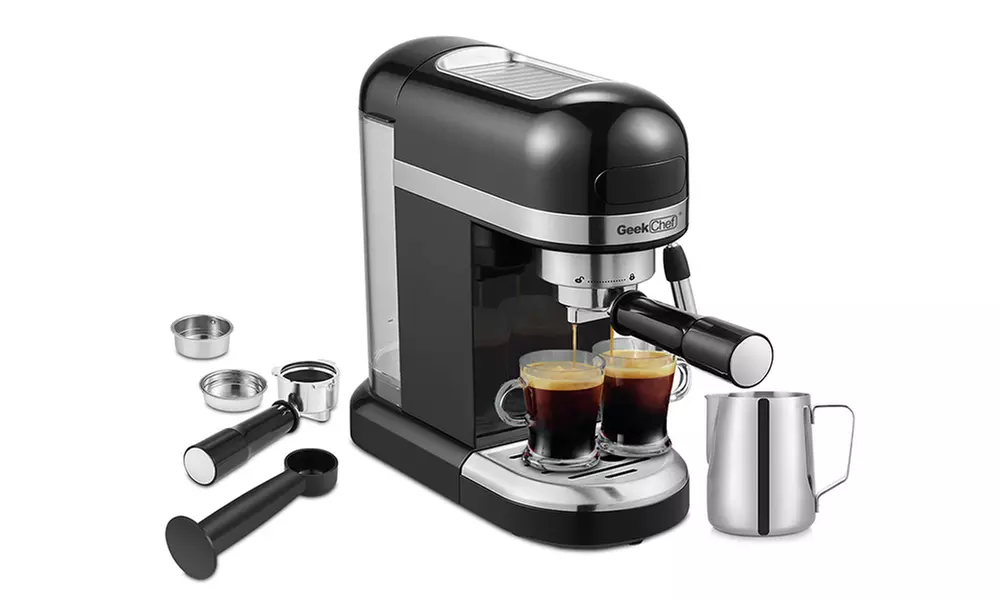 1350W Espresso Machine with Thermo Block Beating System For Home & Office - Image 4