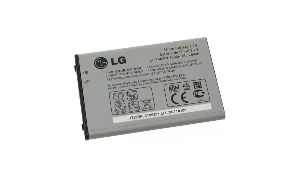 Original OEM Lithium Battery LGIP400N SBPL0102301 For LG LS670 Optimus S - Primary Image