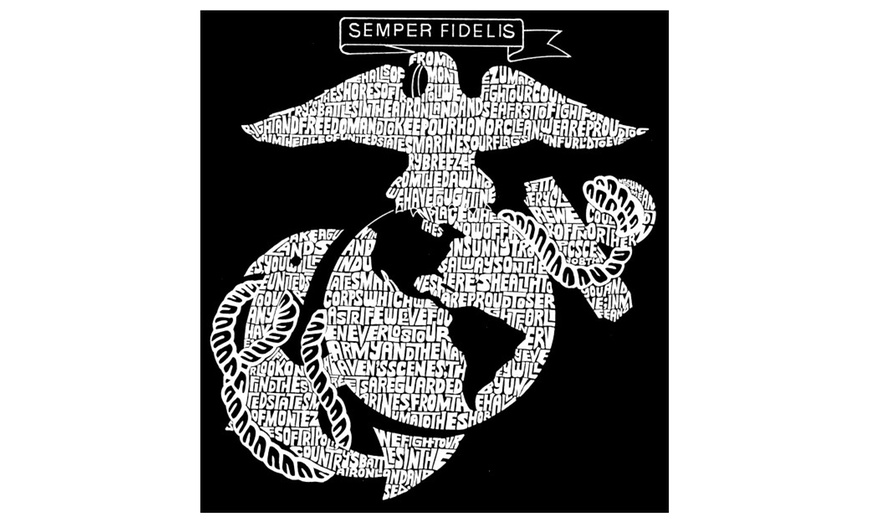 Image 4: Women's T-Shirt - LYRICS TO THE MARINES HYMN