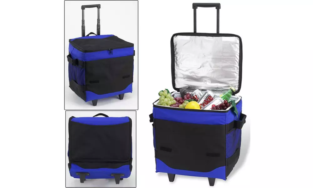 60 Can Collapsible Rolling Cooler - Primary Image