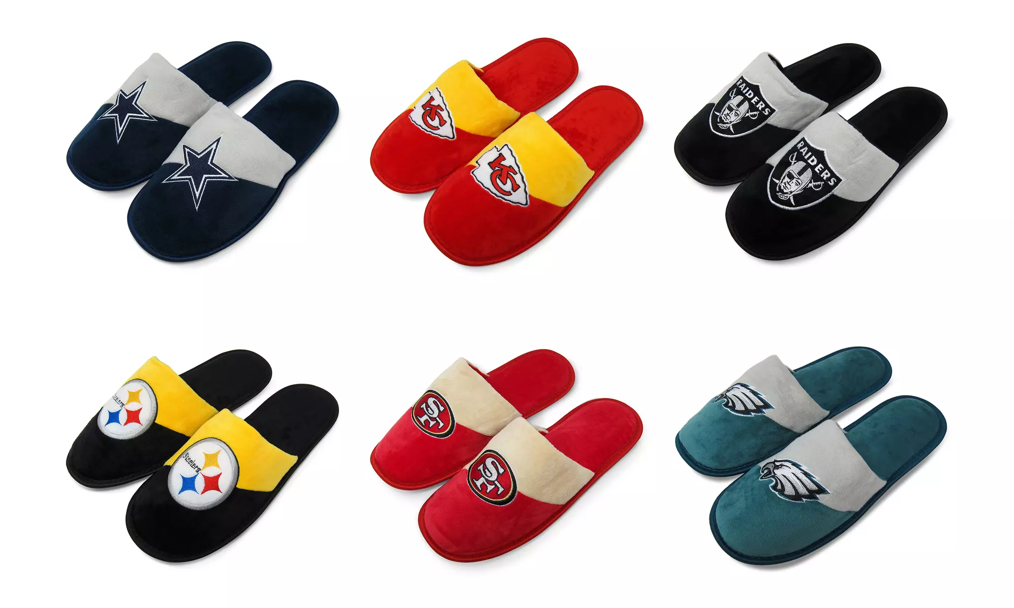 Forever Collectibles NFL Plush Slippers - Primary Image