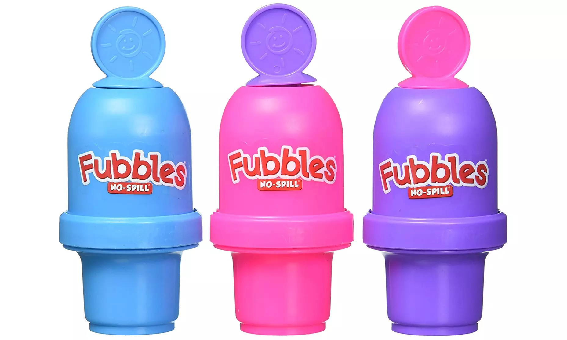 Fubbles No Spill Bubble Tumbler Mini 3 Pack Party Favor Set - Primary Image