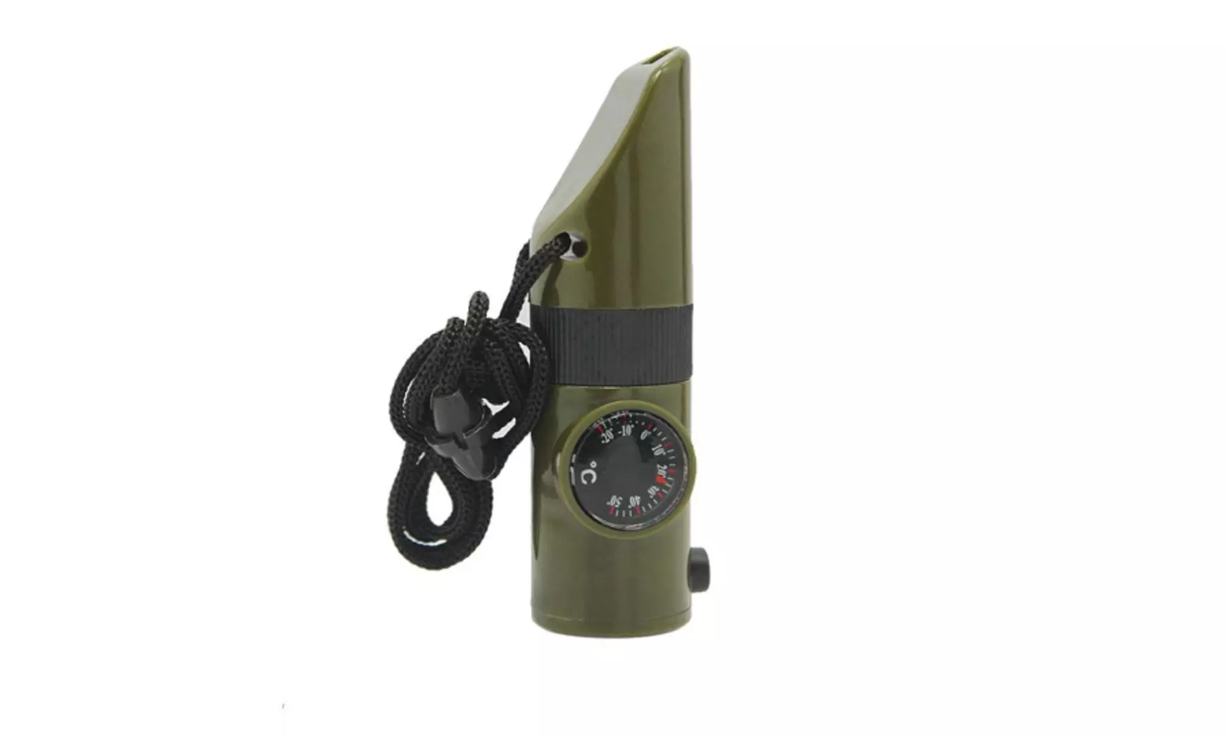 7 in 1 Military Emergency Survival Whistle Kit Compass LED Light Thermomet Tools - Primary Image