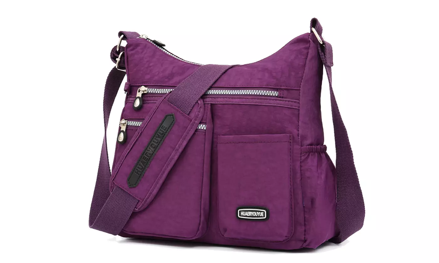 ItBelongs2U Women Nylon Waterproof Shoulder Messenger Lightweight Crossbody Bag