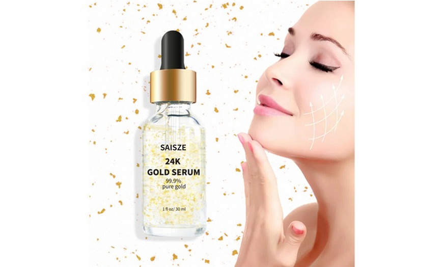 24k Gold Facial Skin Care Anti Wrinkle Anti-Aging Face Essence Serum ...