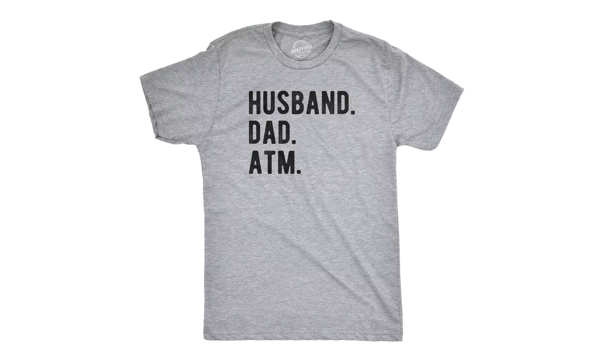 Mens Husband. Dad. ATM. Tshirt Funny Father's Day Tee - Primary Image