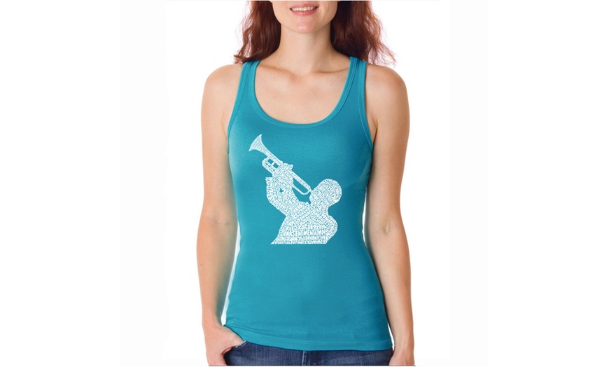 Image 3: Women's Tank Top - ALL TIME JAZZ SONGS