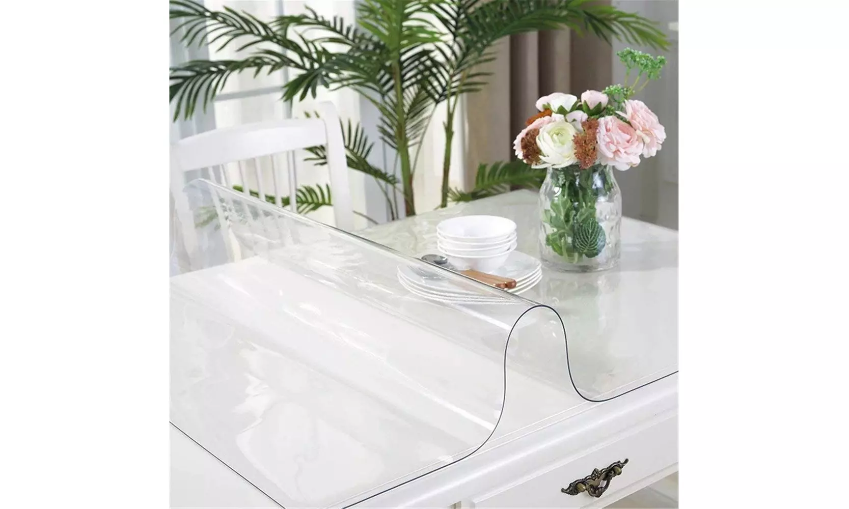 36 Inches Clear Desk Protector Non-Slip Desk Mat - Primary Image