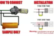 10pcs Load Resistor 50W 6RJ LED Decoder Fix Error Code Hyper Flash Turn Signal - Second Medium